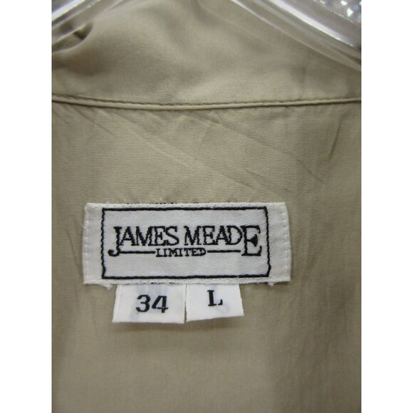 James Meade Top Large Silk Shirt Button Down Lagenlook Cottage 34 - Picture 8 of 10